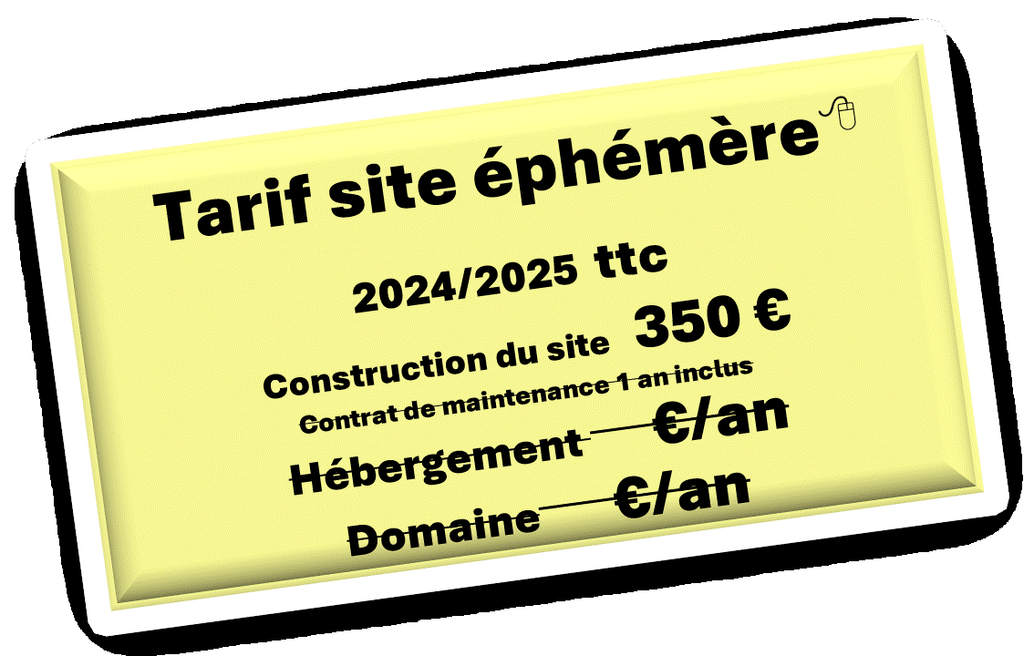 Prix de ce site 350€. Détails sur https://rhvweb.fr/exemplestarifs/#dino